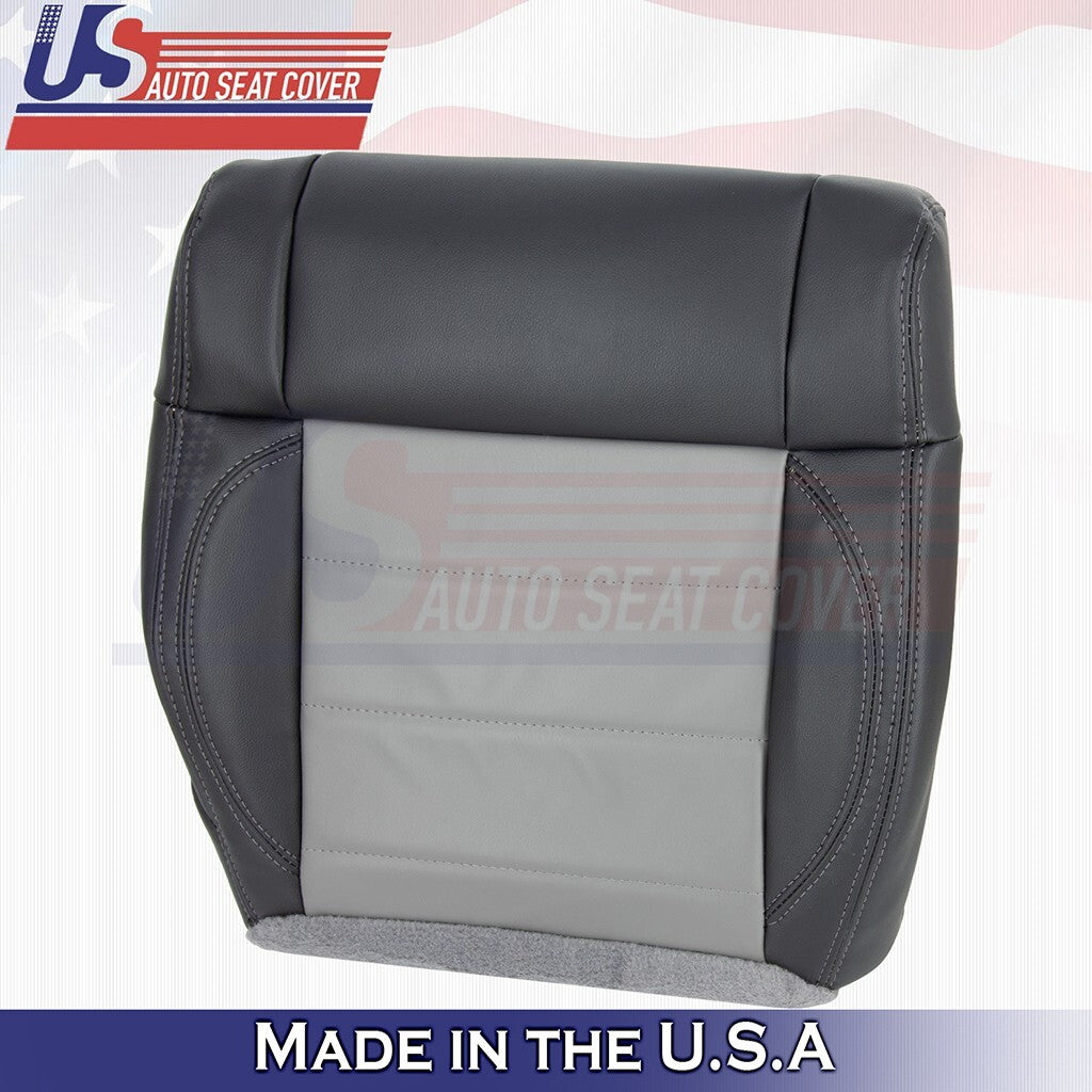 2007 For Jeep Wrangler Passenger Bottom Synthetic Leather Cover Dk/Md Slate Gray