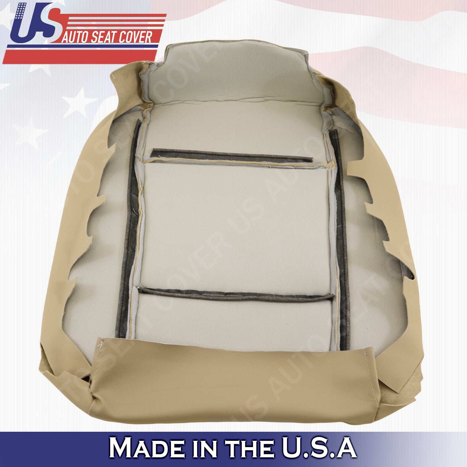 DRIVER BOTTOM LEATHER COVER SAND BEIGE FOR 2002 2003 2004 2005 2006 BMW 5 SERIES