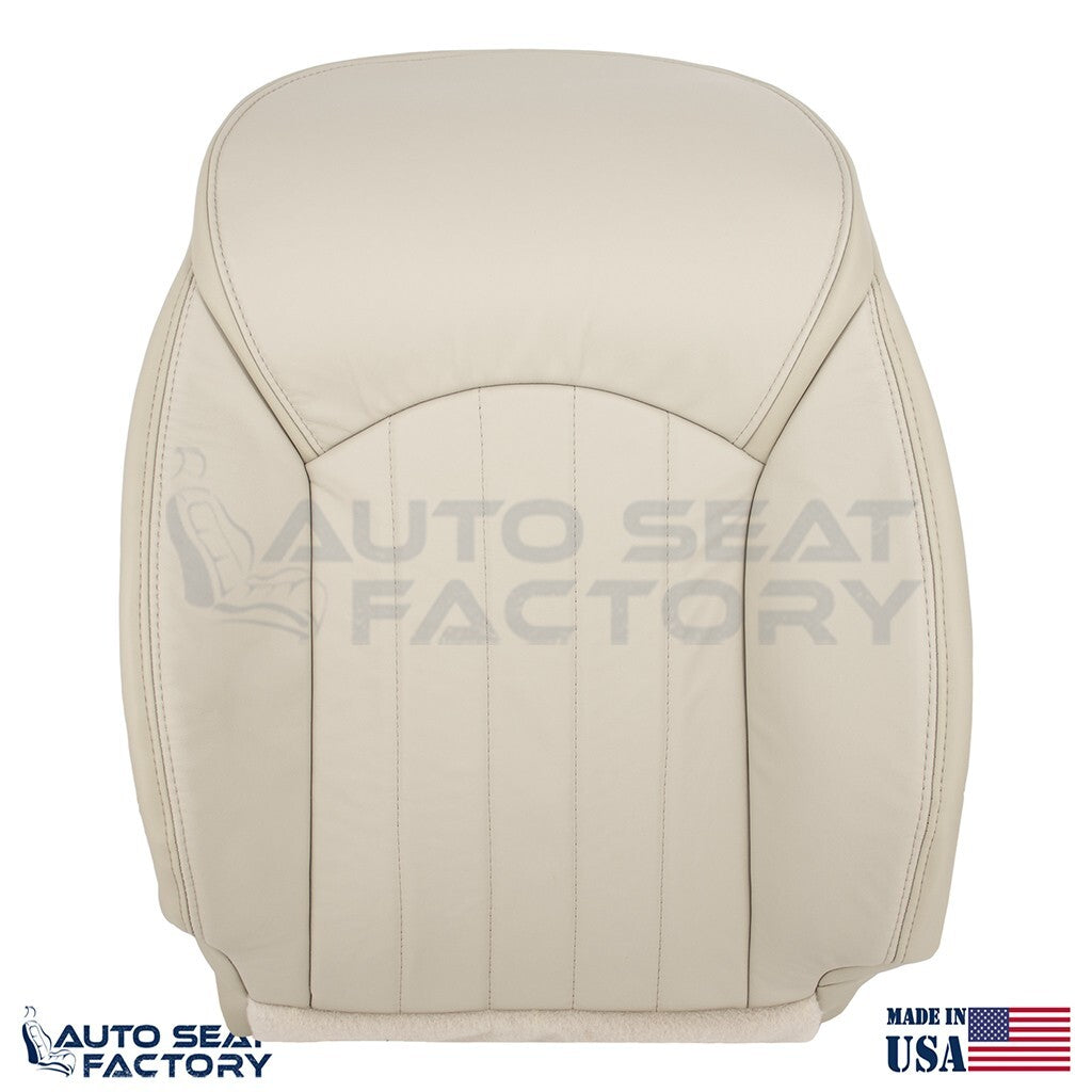 2014 - 2017 Fits Infiniti QX50 Driver Top & Bottom Wheat Leather Seat Covers