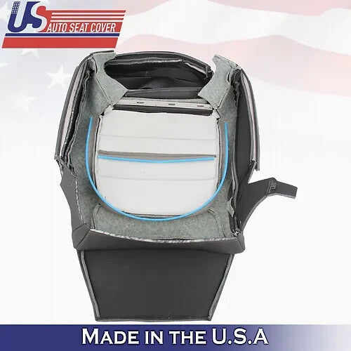 2015 to 2023 For Mercedes Benz C250 C300 Driver Bottom Vinyl Seat Cover Black