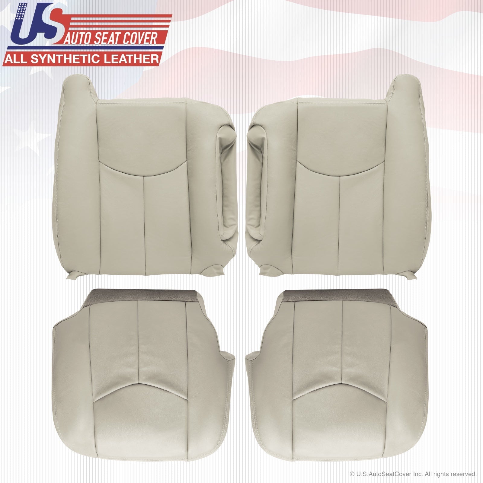 2003 - 06 Chevy Tahoe Suburban Synthetic leather seat OEM replacement 522 Tan