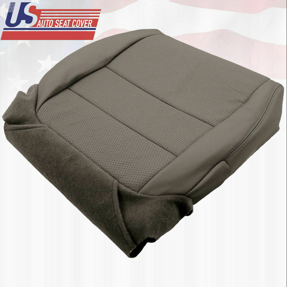 2004 2005 2006 Passenger Bottom QUARTZ GRY Leather Perforated Cover for Acura TL