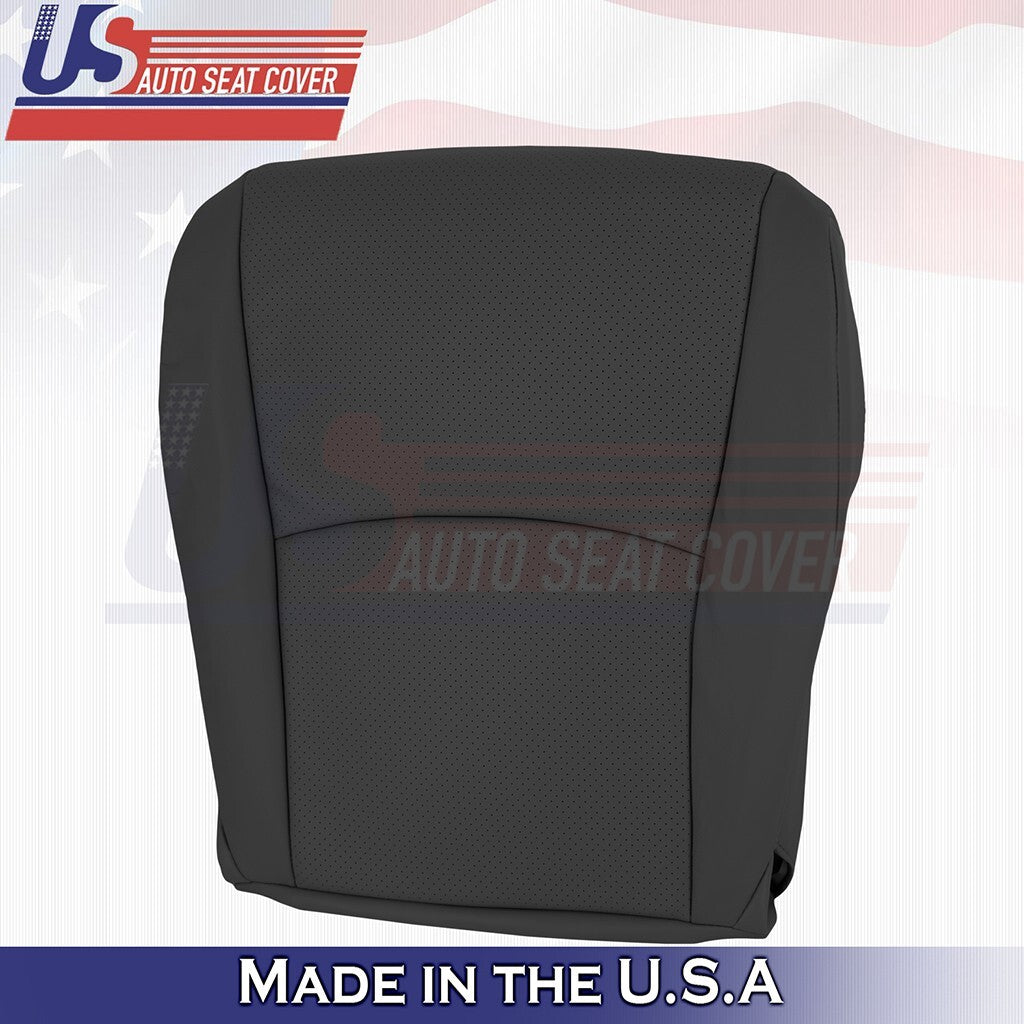 2004 to 2007 For Toyota Highlander Passenger Bottom Leather Seat Cover Black