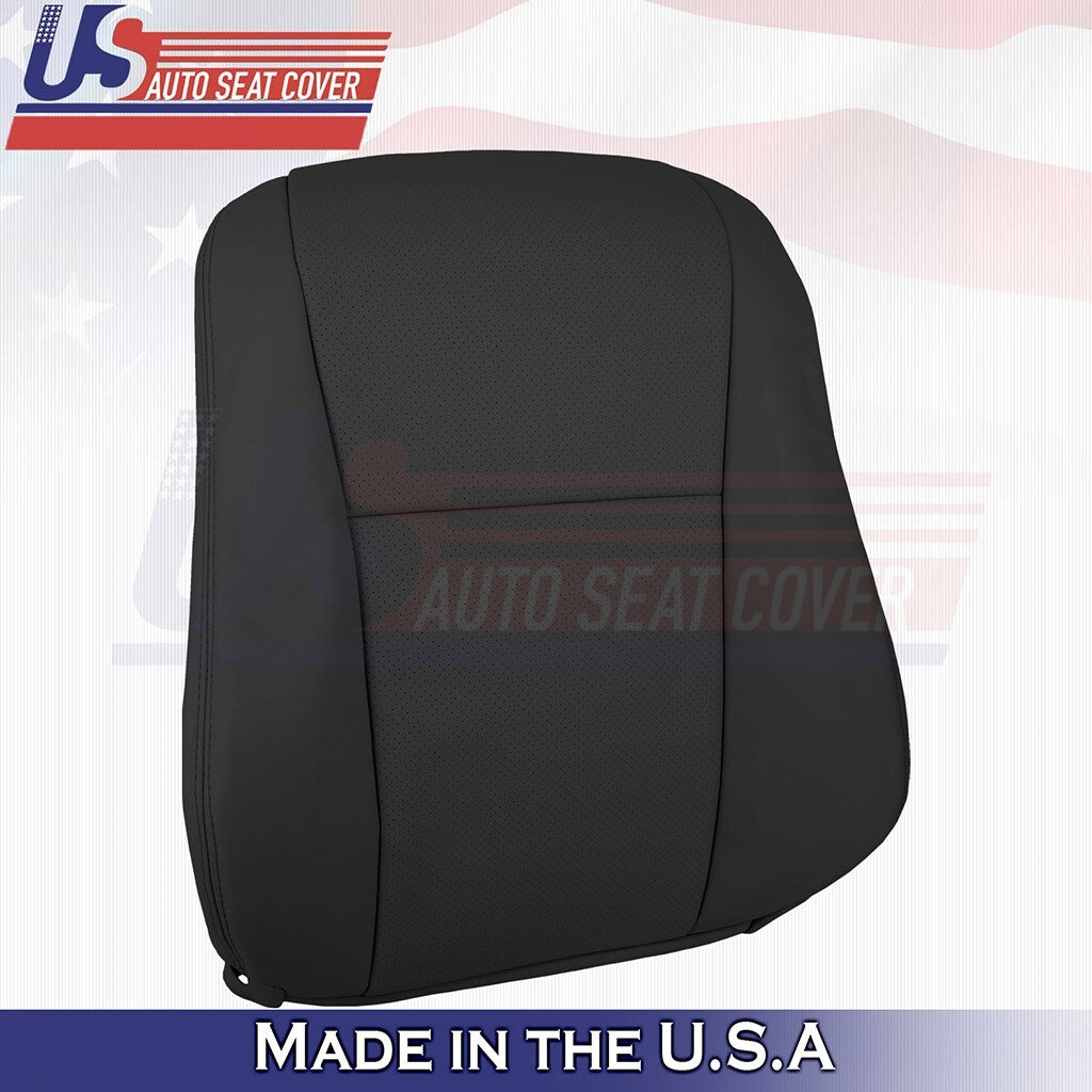 2007 to 2012 For Lexus LS460 LS600h Driver &Passenger Tops Leather Cover Black