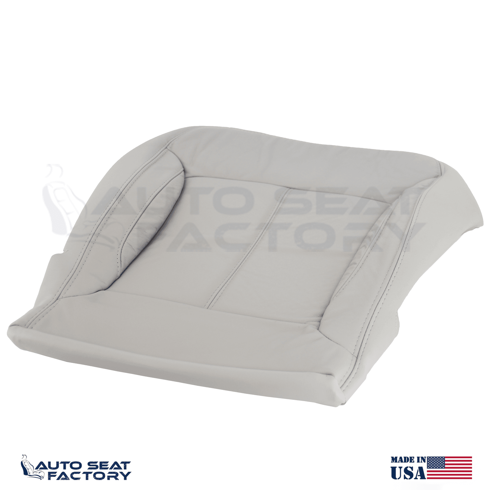 For 2010 -2013 Buick LaCrosse Left & Right Bottom SOLID Gray Leather Seat Covers