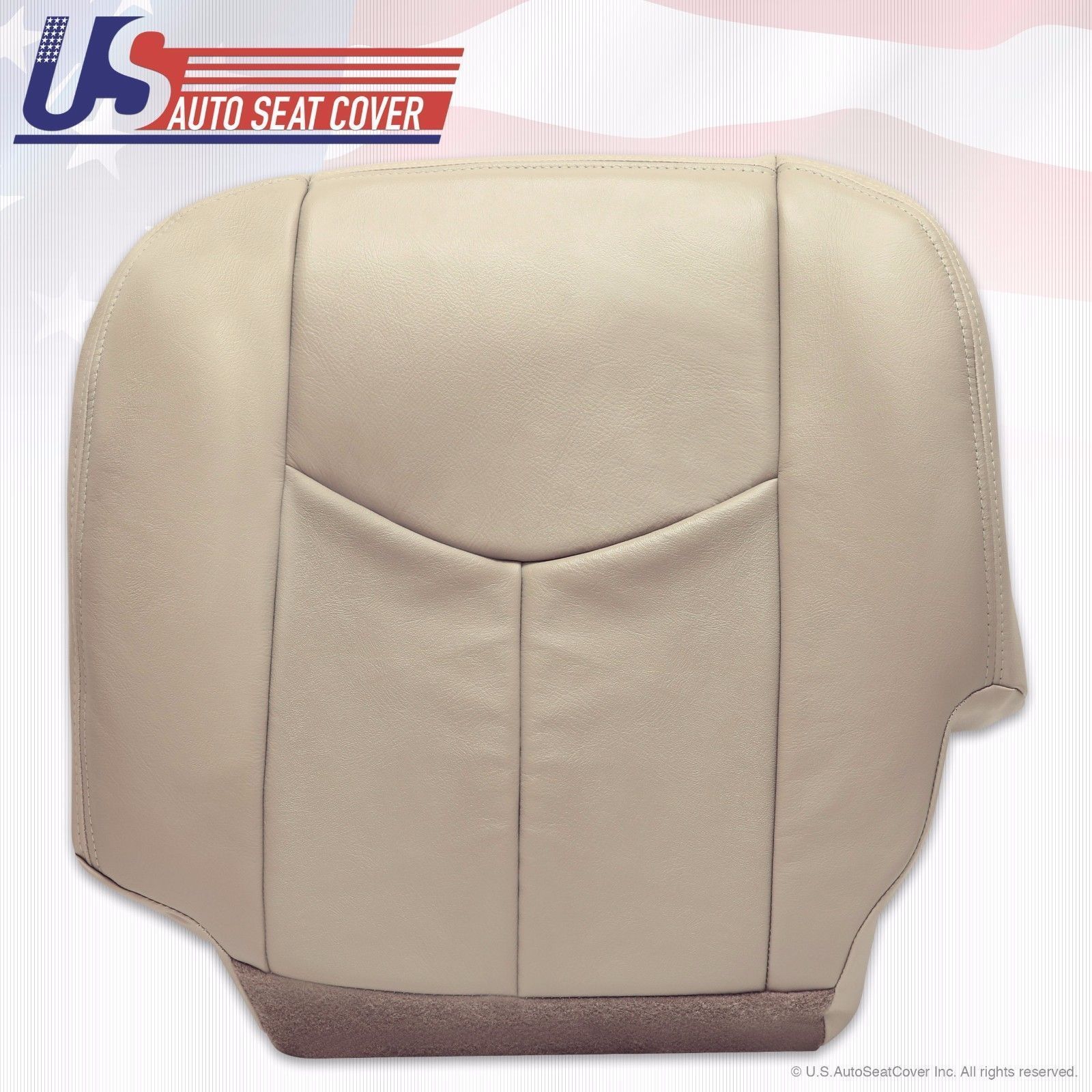 03 -06 Tahoe Suburban Yukon Driver Bottom Leather Seat Cover OEM Replacement Tan