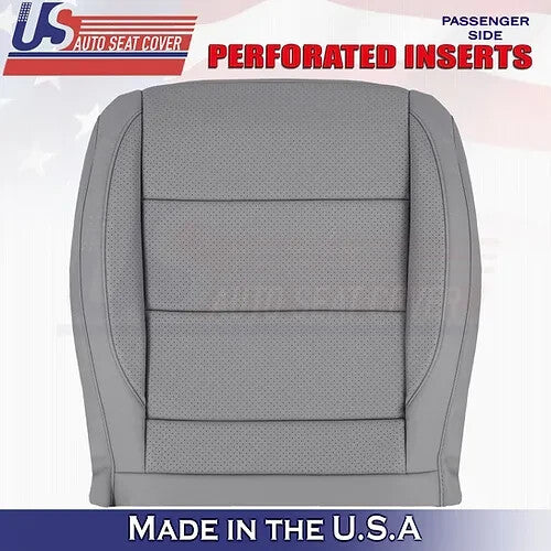 2006-2010 For Volkswagen Jetta Passenger Bottom Perforated Leather Cover Gray