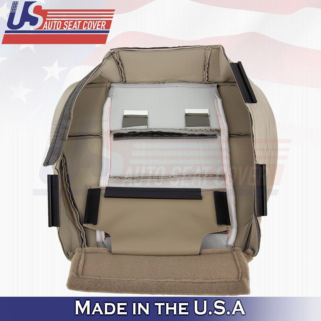 2003 Fits Ford F-150 Extended Cab Driver &Passenger Bottoms Cloth Seat Cover Tan