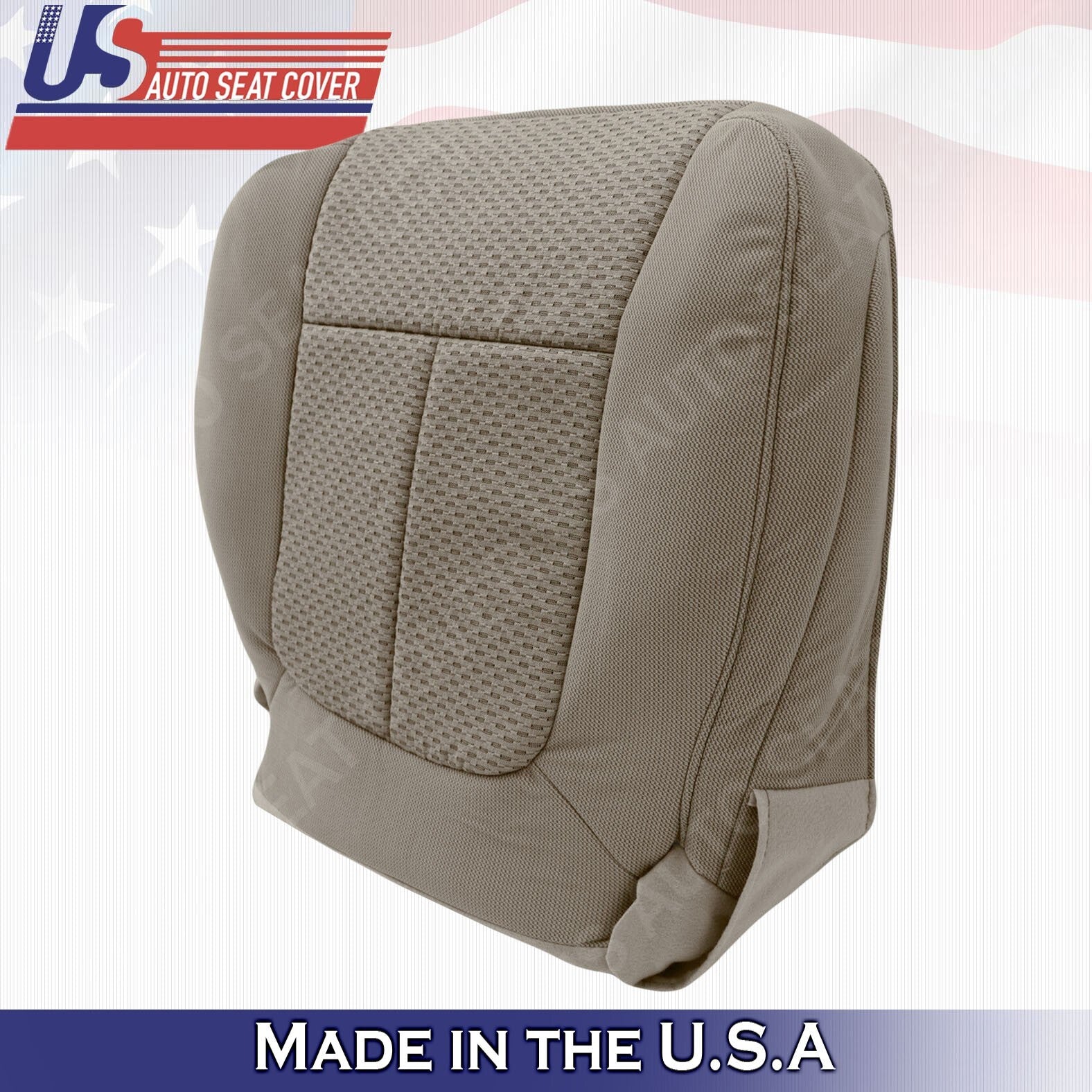 2011 2012 2013 2014 FITS Ford F150 Driver Bottom & Top Cloth Cover Abode Tan