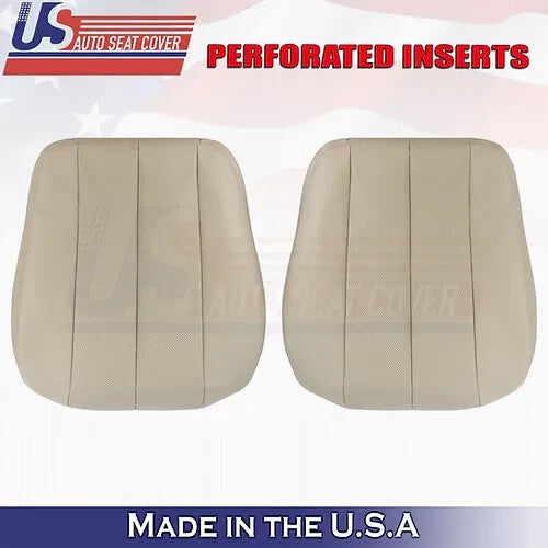 1990 to 1995 Fits Mercedes Benz SL300 Driver Passenger Bottom Leather Cover Tan