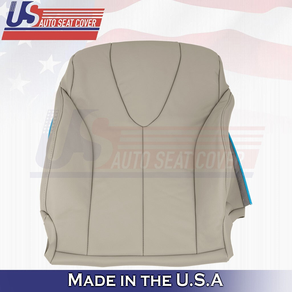 2007 to 2011 Fits Toyota Camry Passenger Bottom & Top Leather Seat Cover Tan