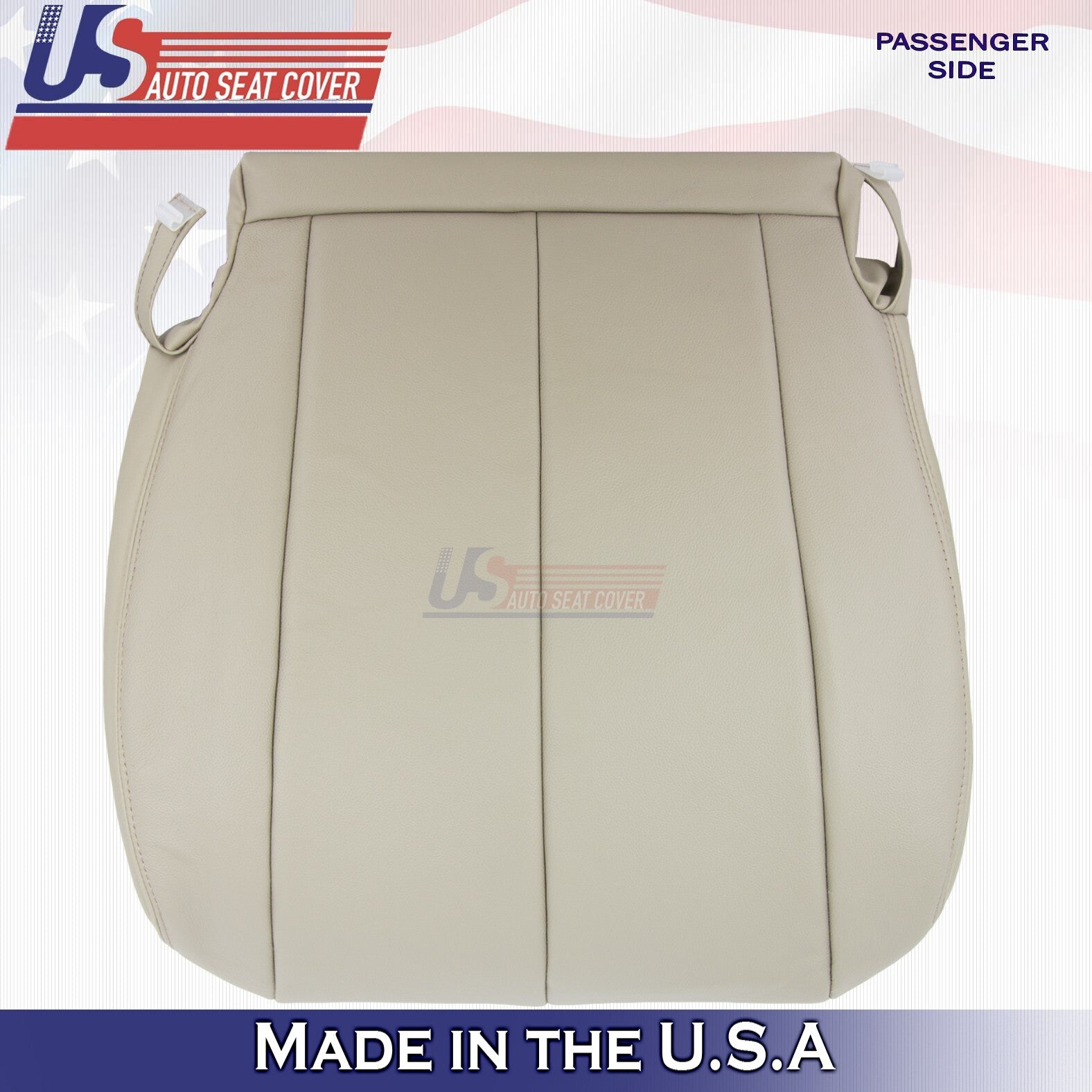 2011 to 2014 Fits Toyota Sienna Driver & Passenger Bottoms Leather Cover Tan