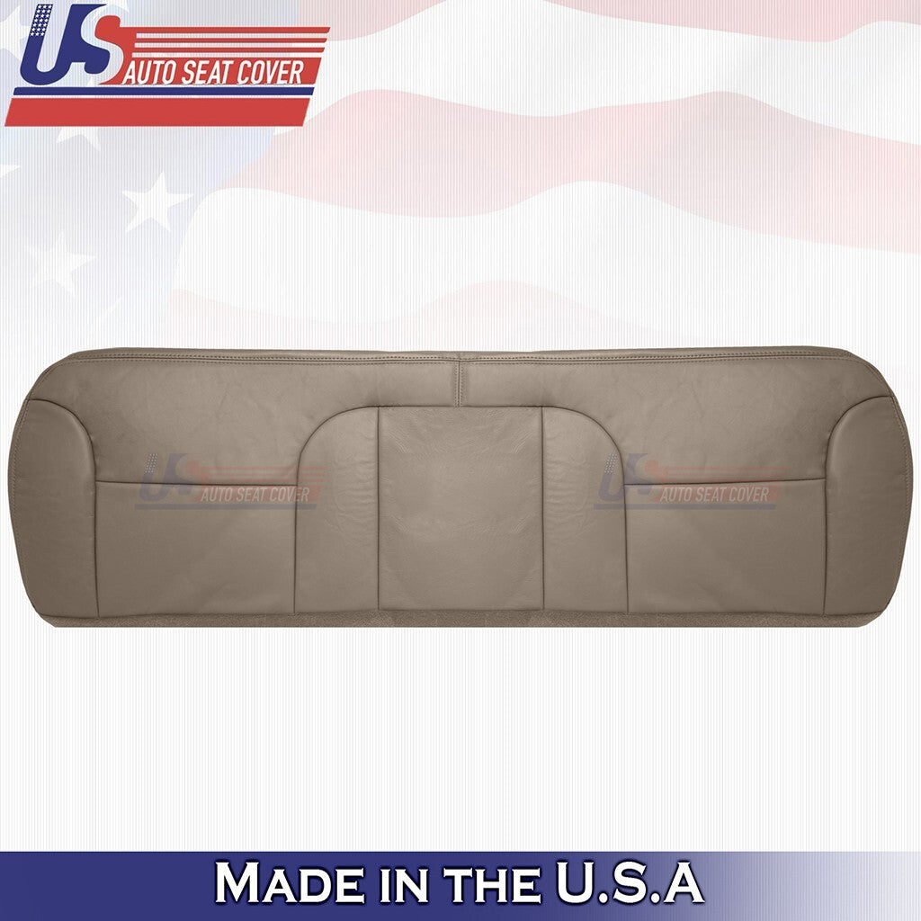1995 to 1999 Fits Chevy Silverado 1500 Rear Bench Bottom Leather Cover Med Tan
