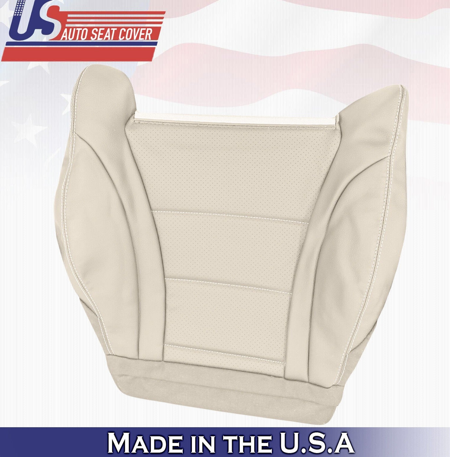 2020 2021 For Mercedes Benz GLC Passenger Side Bottom Leather Seat Cover Tan