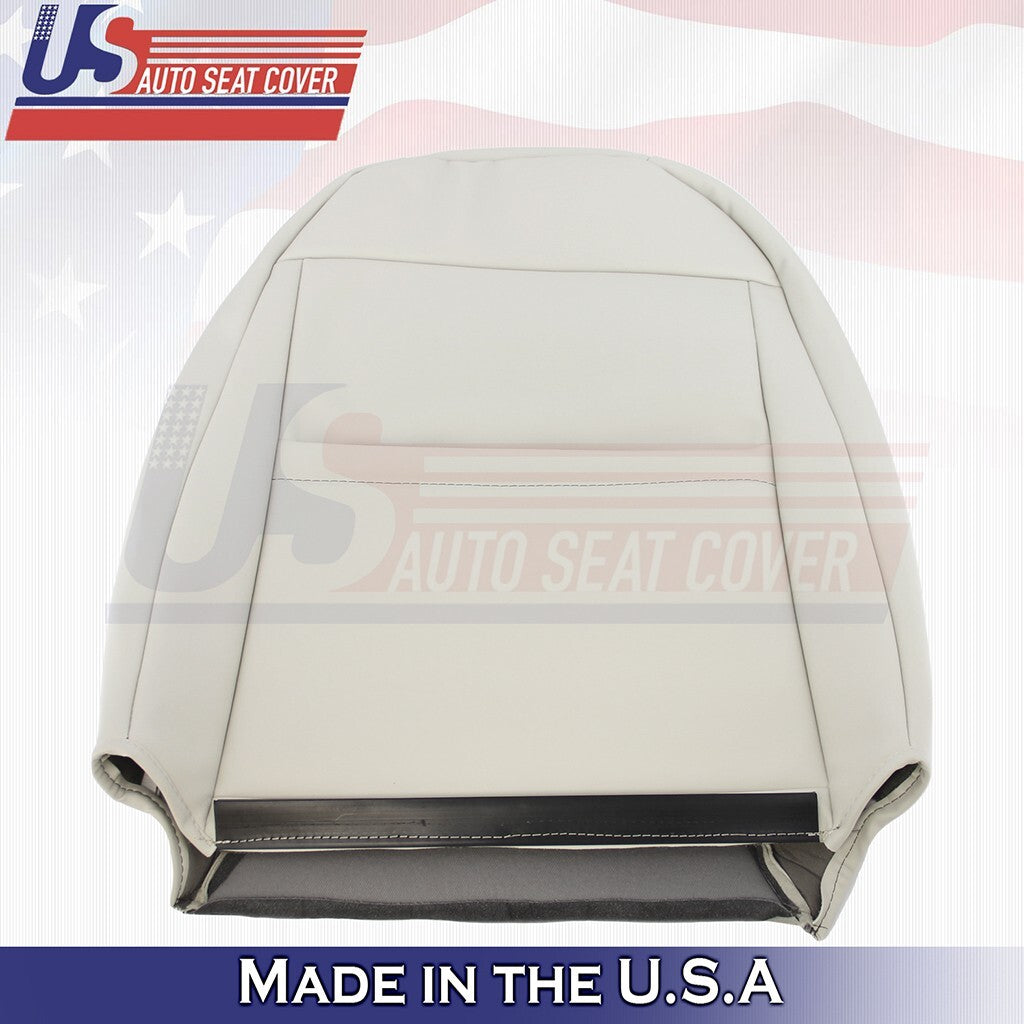 1999-2004 Fits Ford Mustang V6Passenger Bottom &Top Leather Seat Cover White