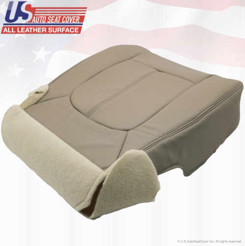 2013 2014 Ford F350 Lariat Driver Side Bottom Perforated Leather Seat Cover TAN