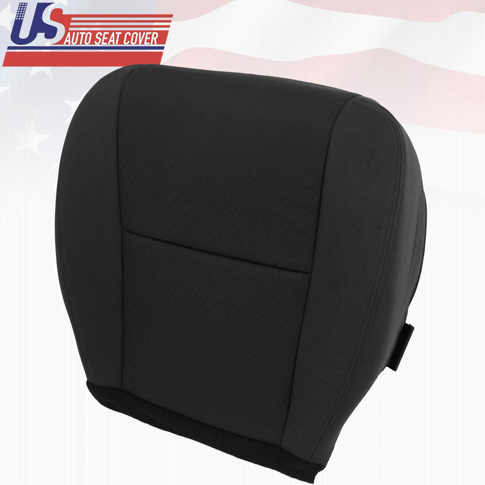 2011 2012 Chevy Tahoe-Suburban Driver Bottom Replacement Cloth Seat Cover Black