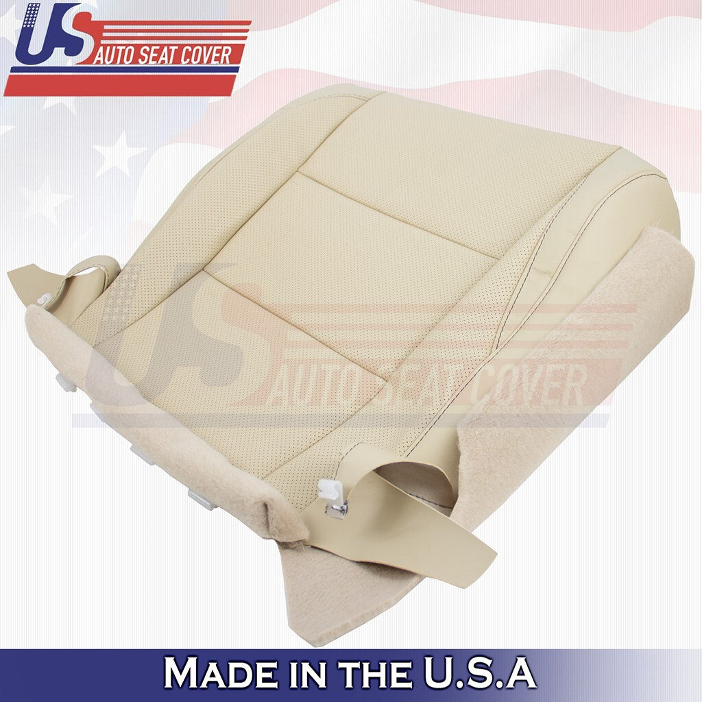 2014 to 2019 For Toyota Highlander Driver Bottom Leather w/Perforated Cover Tan