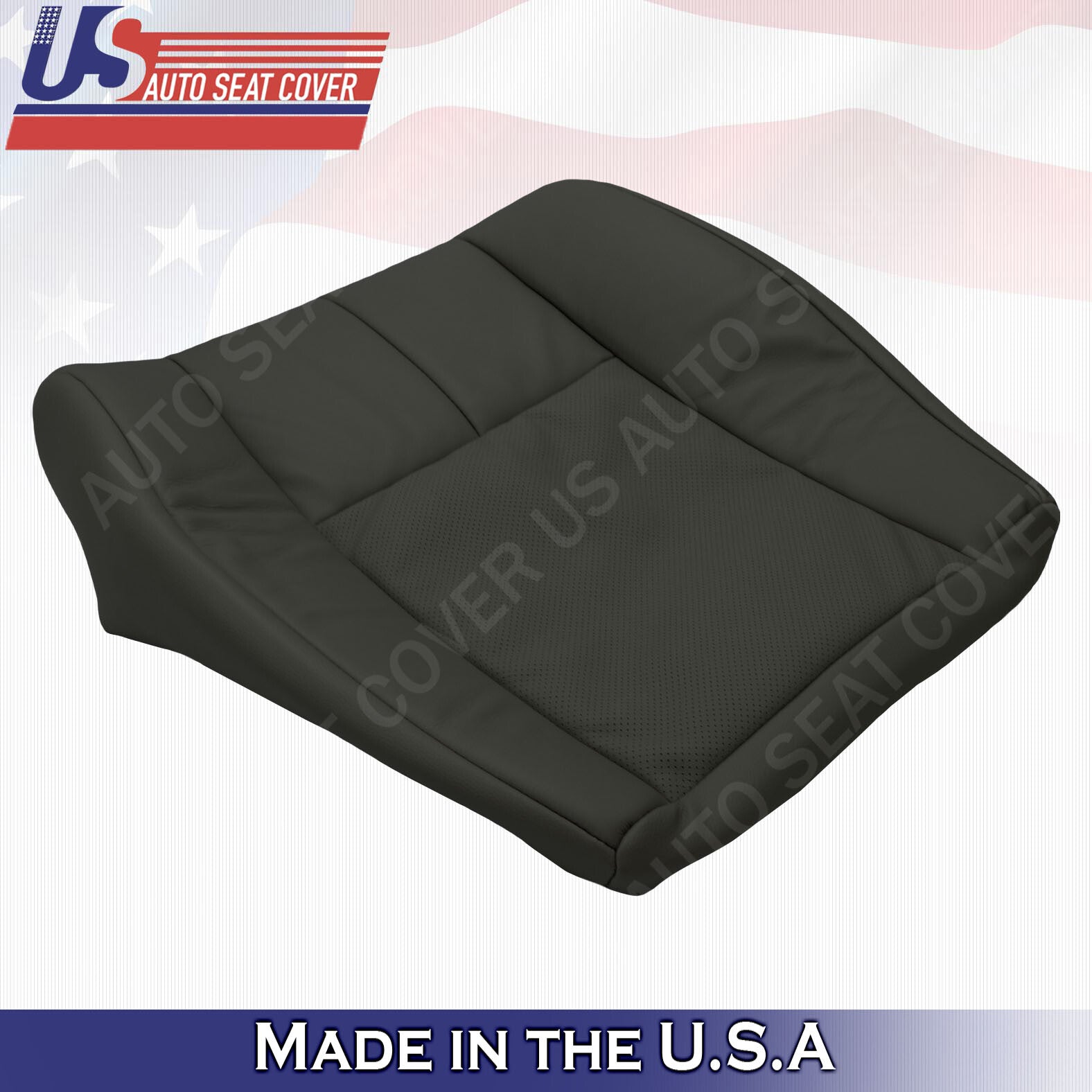 2005 to 2010 Cadillac STS Driver & Passenger Bottoms Perforated Cover BLACK