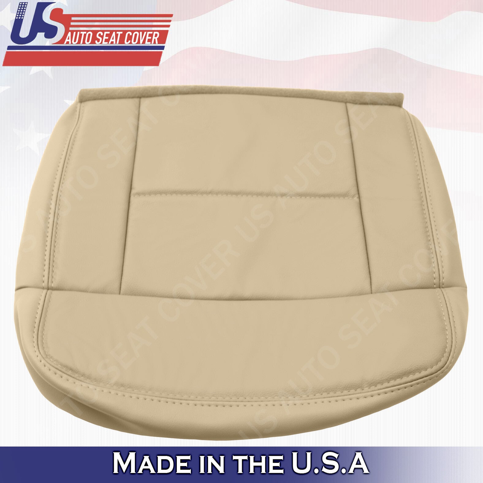 Rear Passenger Bottom leathe Cover For 2004 Ford F150 Lariat Light Parchment Tan