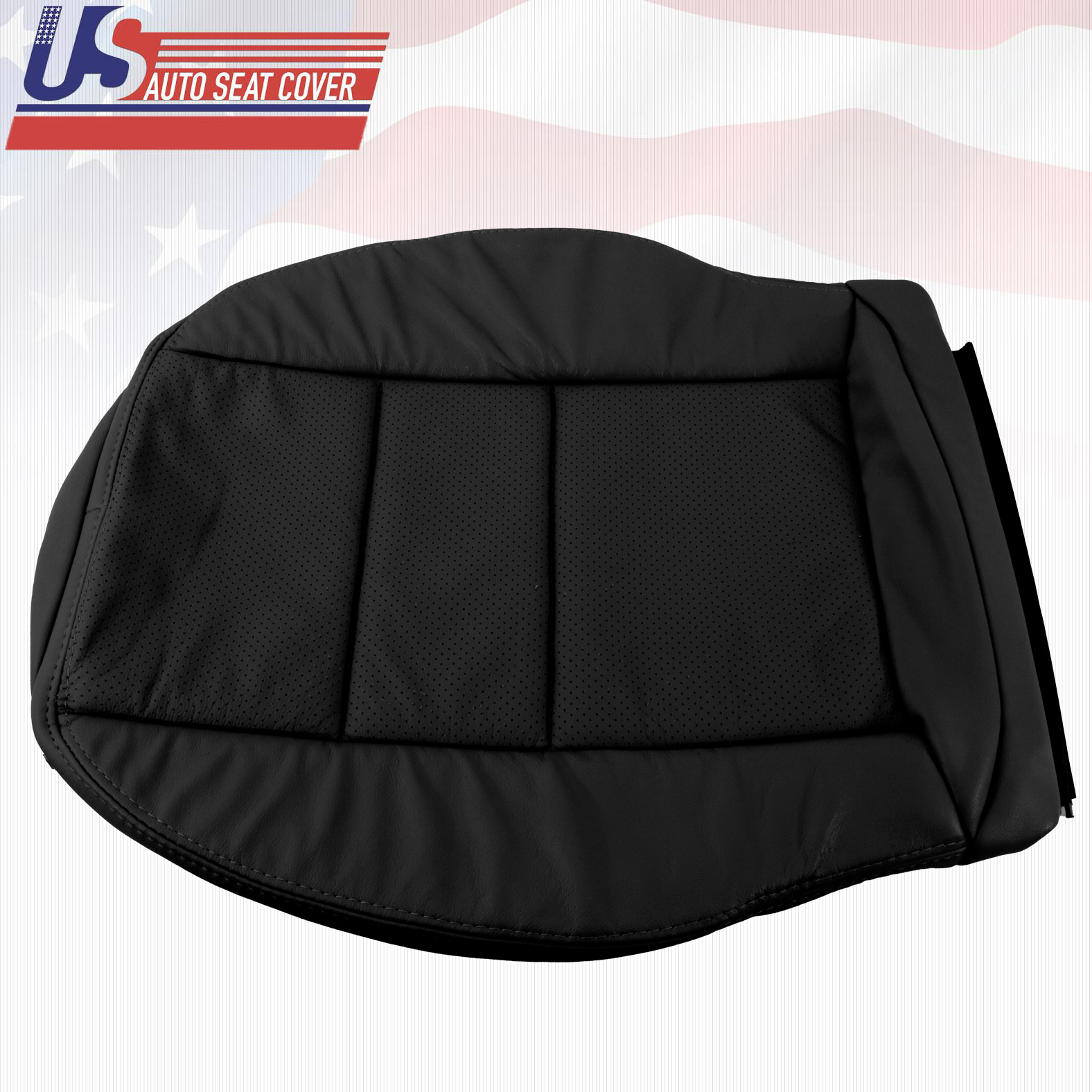 2008 to 2014 For Mercedes Benz C250 C300 Driver Bottom Perf Leather Cover BLK