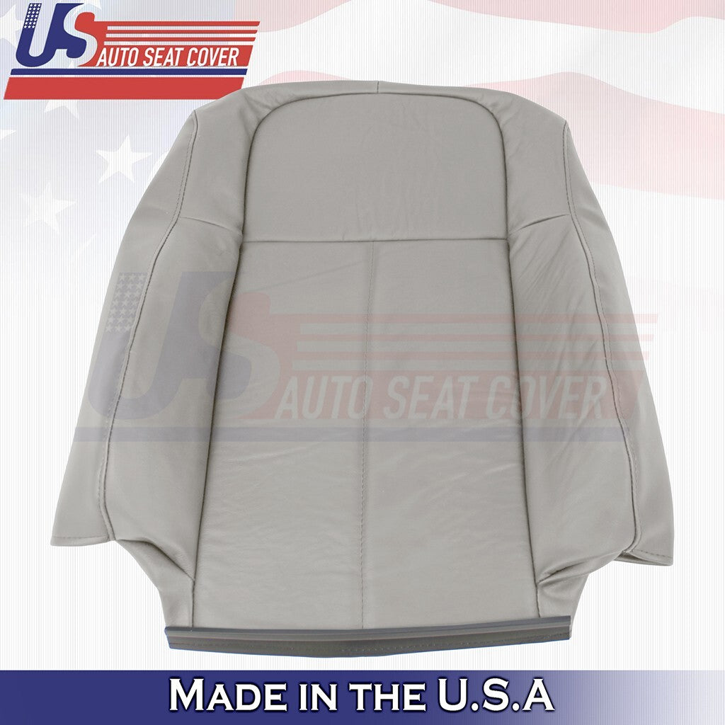 2009 2010 For Chrysler 300C Limited Driver Top Bottom Leather Cover Light Gray