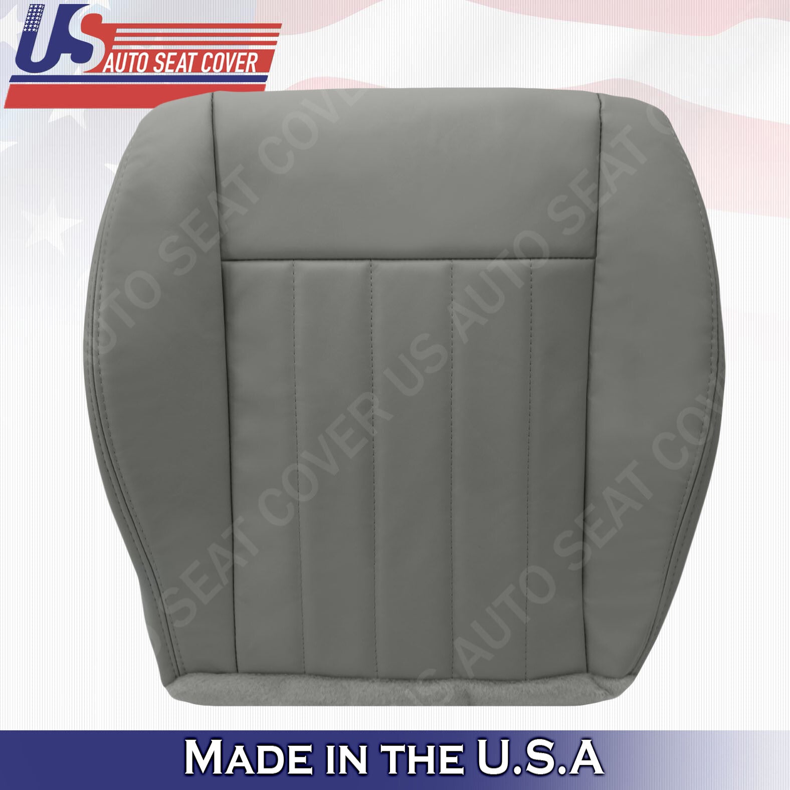 2005 2006 2007 Fits Jeep Liberty Driver & Passenger Bottoms vinyl Cover Gray