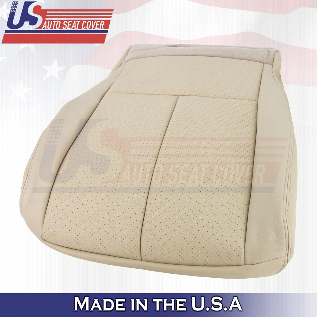 2015 to 2023 For Nissan Murano Driver Bottom Perforated Leather Seat Cover Tan