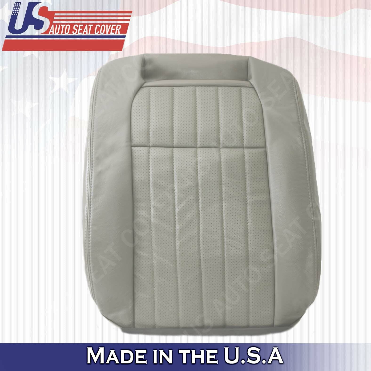 1994 1995 1996 For Chevy Impala Passenger Top Synthetic Leather Seat Cover Gray