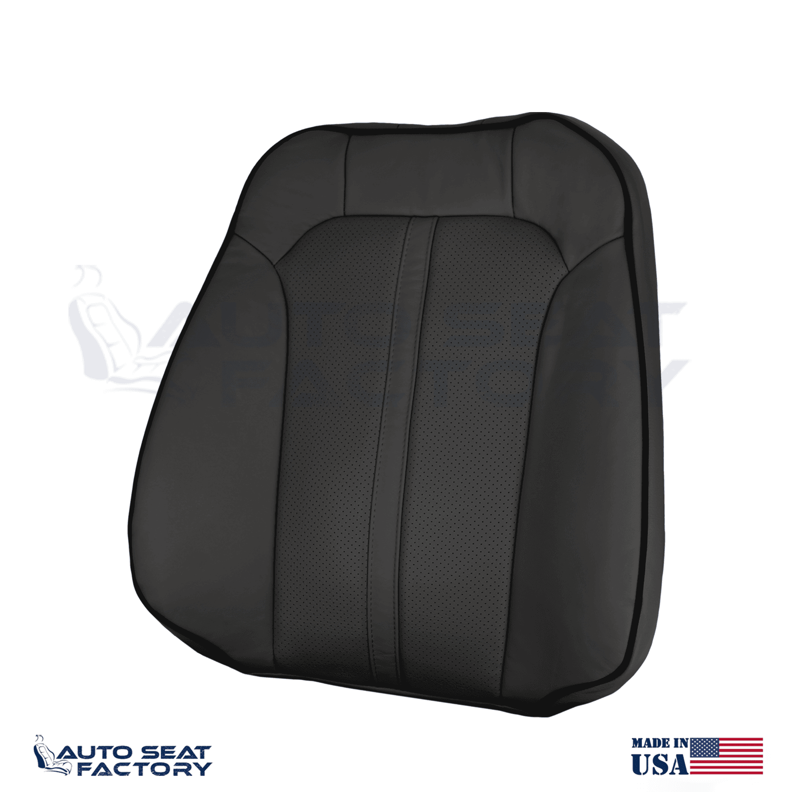 Replacement 2011 -2015 Lincoln MKX Perforated Black Vinyl Seat Covers 4PCS