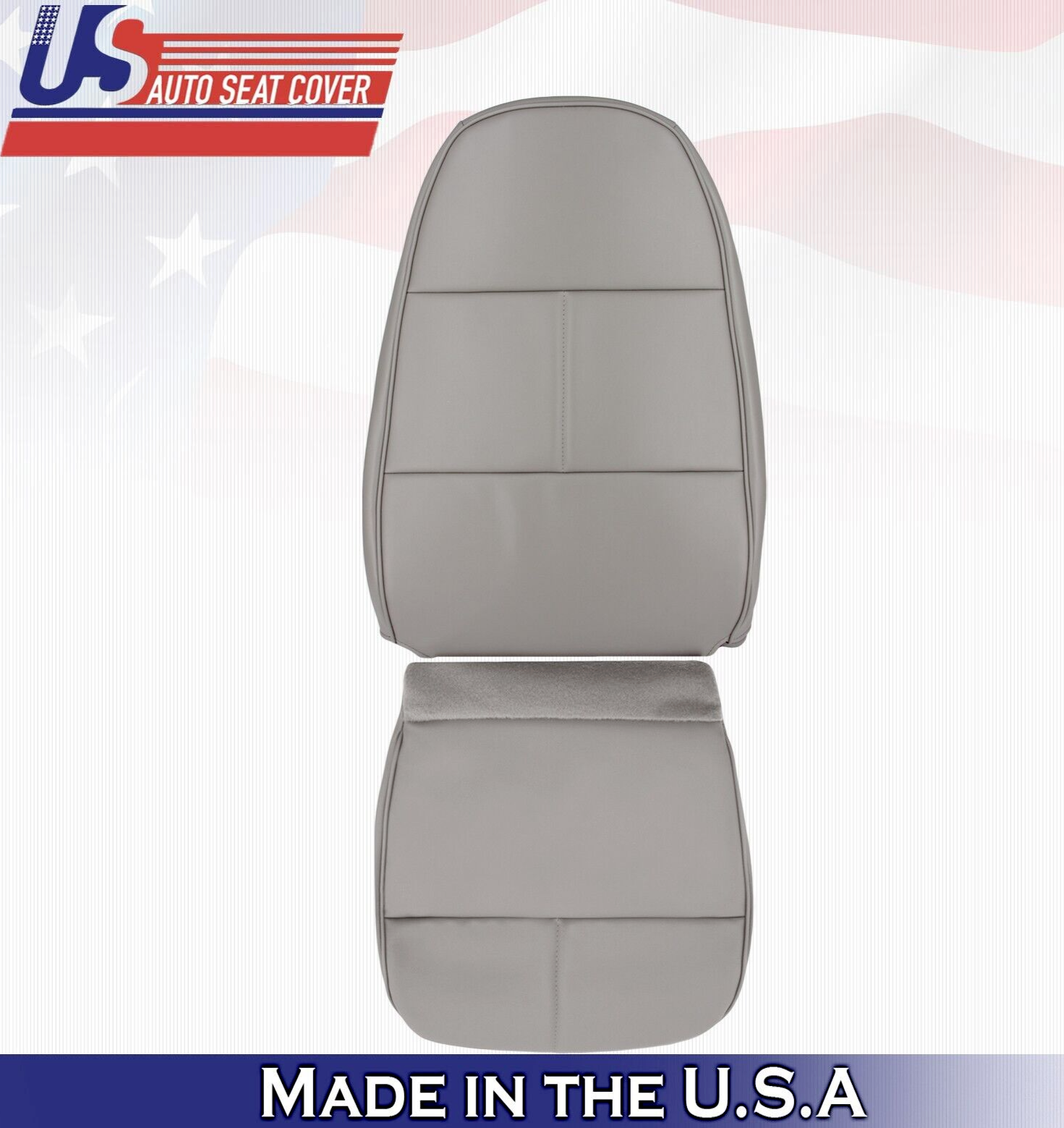 1992 to 1999 For Ford E550 Econoline van Driver Top & Bottom Vinyl Covers Gray