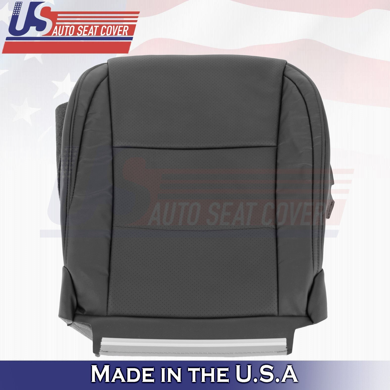 2013 to 2018 For Lexus ES350 Driver & Passenger Bottoms Leather Cover Black