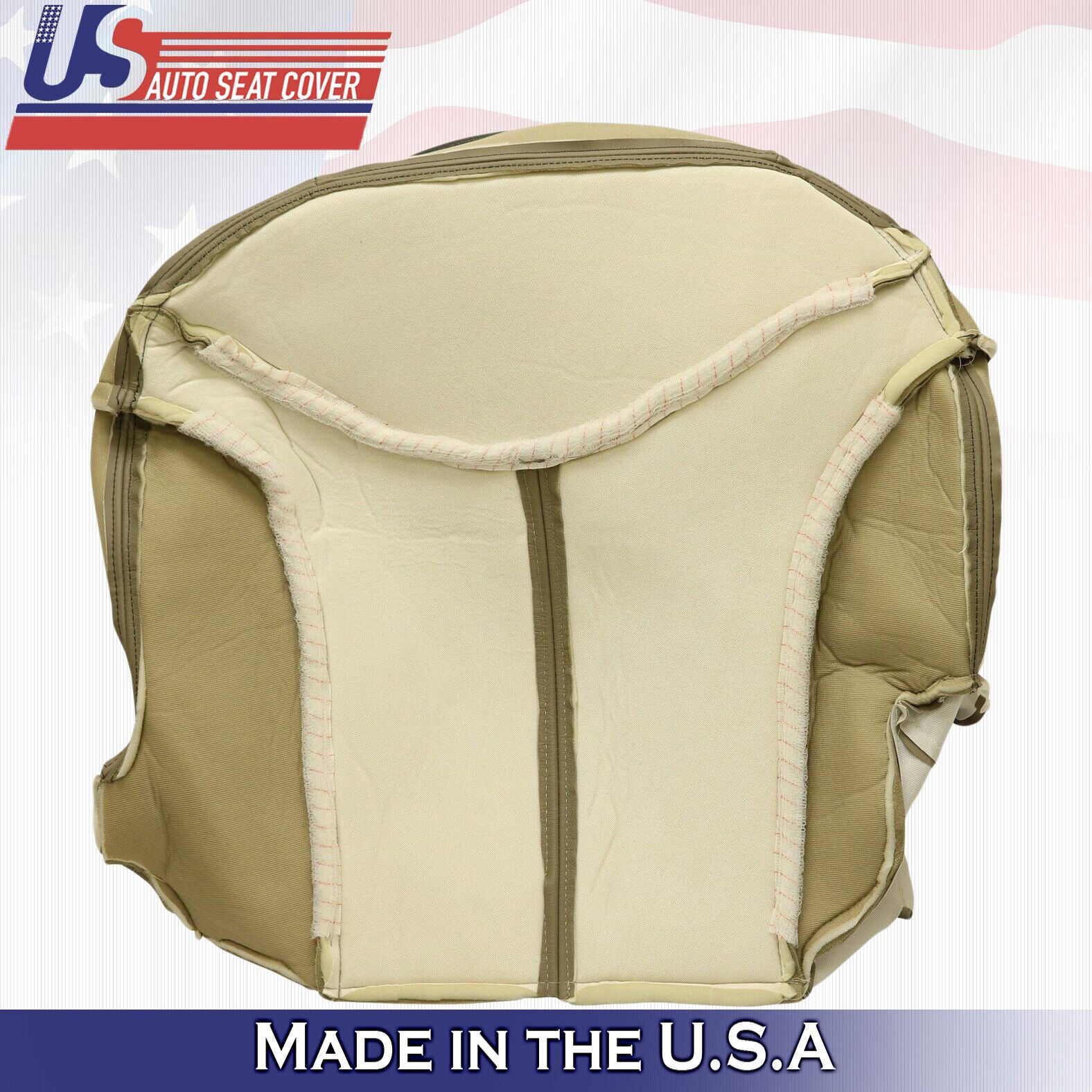 2001 2002 For GMC Yukon XL SLT SLE Passenger Bottom Leather Seat Cover Tan