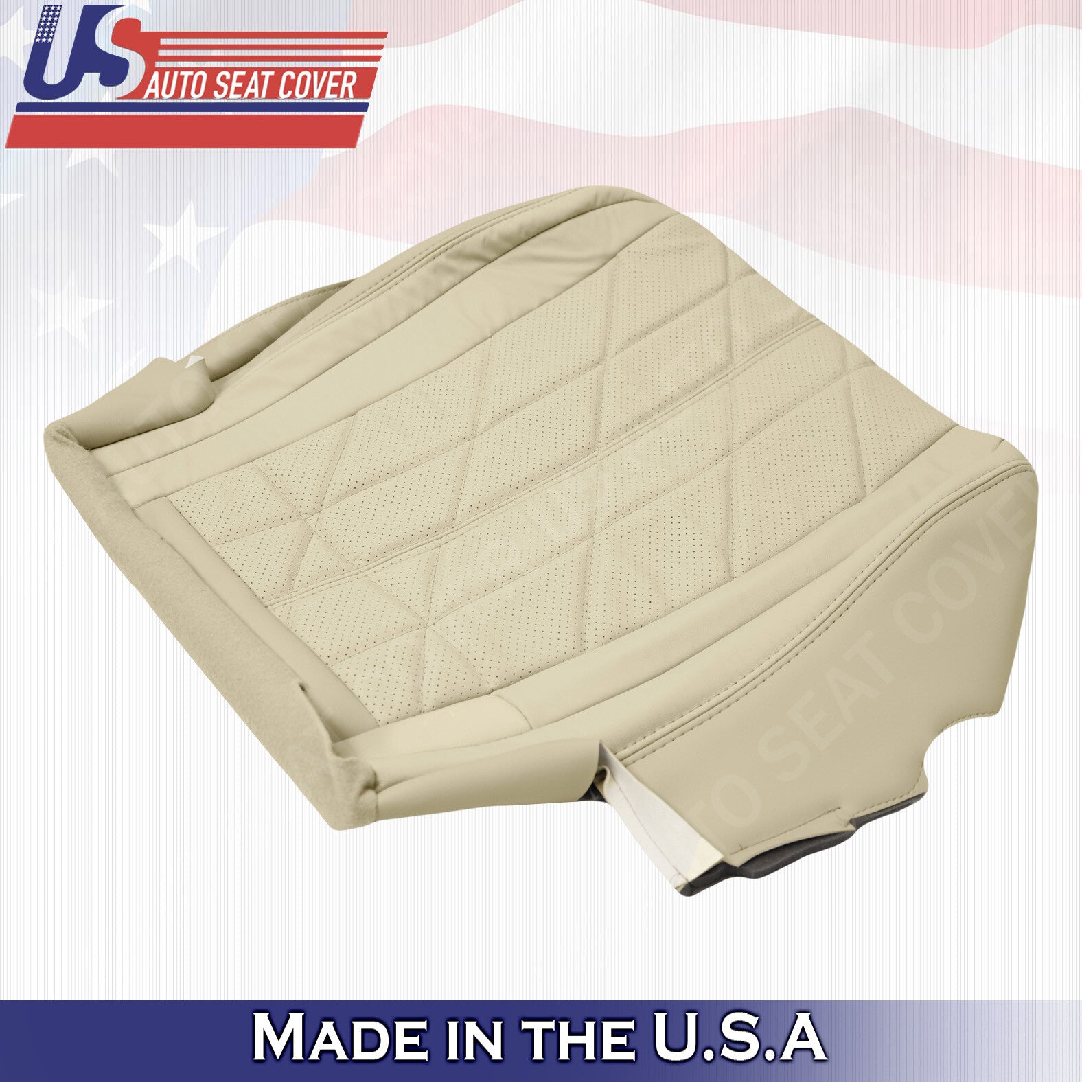 2009 to 2017 For Infinity FX35 FX37 Passenger Bottom Leather Seat Cover Tan