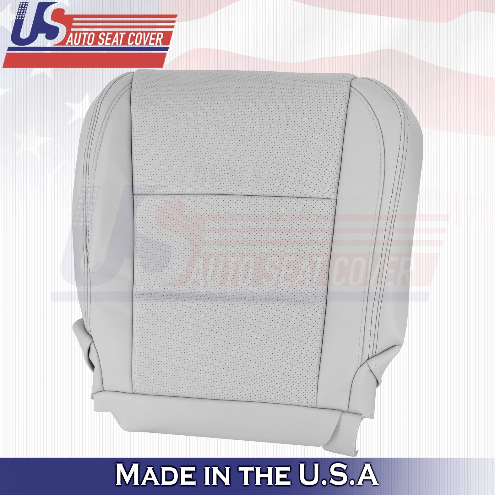 2013 -2020 Fits Lexus GS350 Driver & Passenger Bottoms Leather Seat Cover Gray