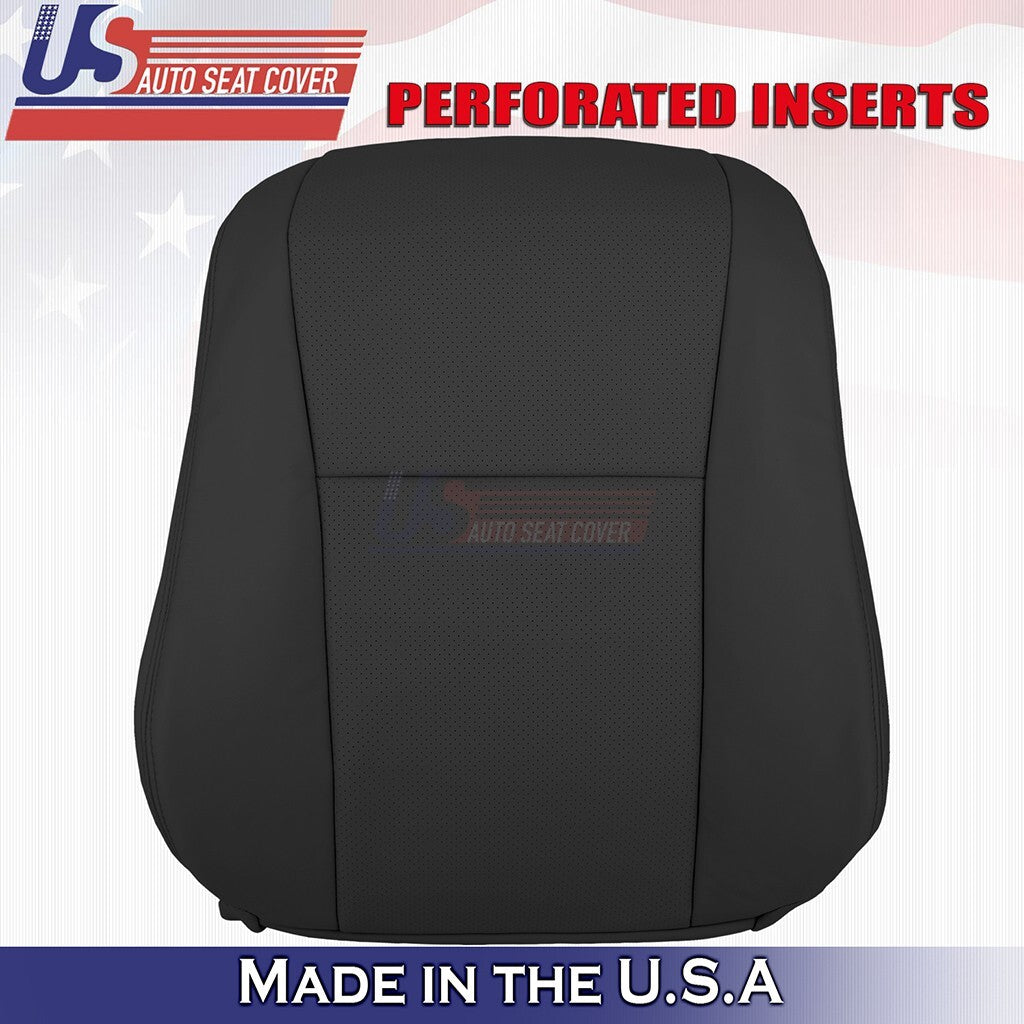 2007 to 2012 For Lexus LS460 LS600h Driver &Passenger Tops Leather Cover Black
