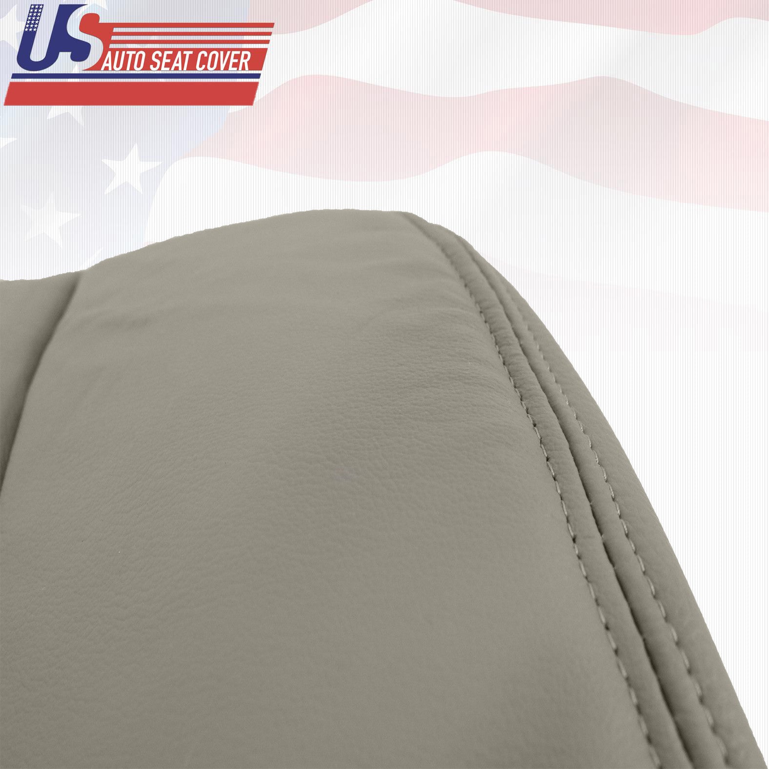 2003 Fits Dodge Ram 1500 SLT Leather Replacement Tan Seat Cover-Driver Bottom