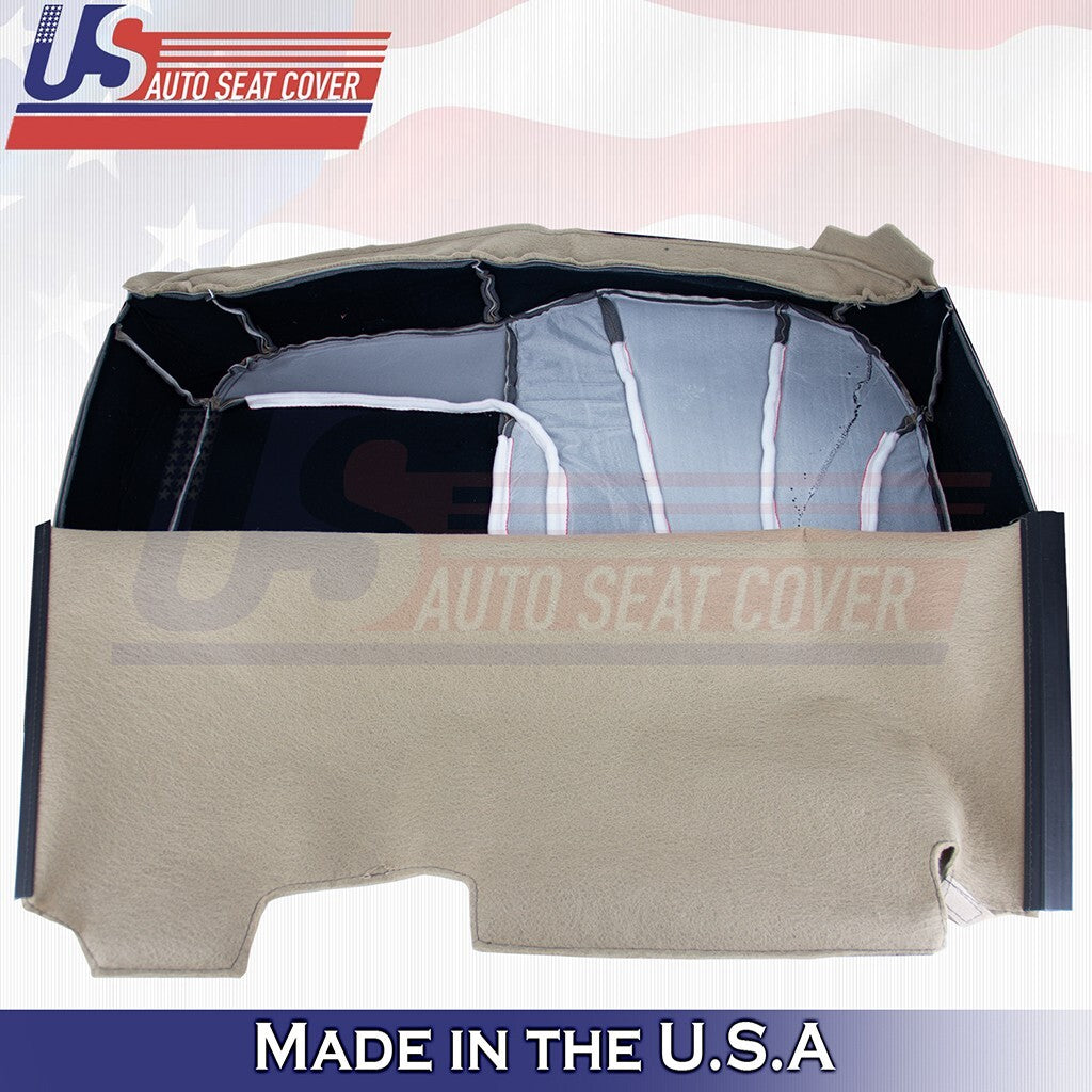 1999 2000 For Chevy Silverado WT Rear Driver &Passenger Bottoms Vinyl Covers Tan