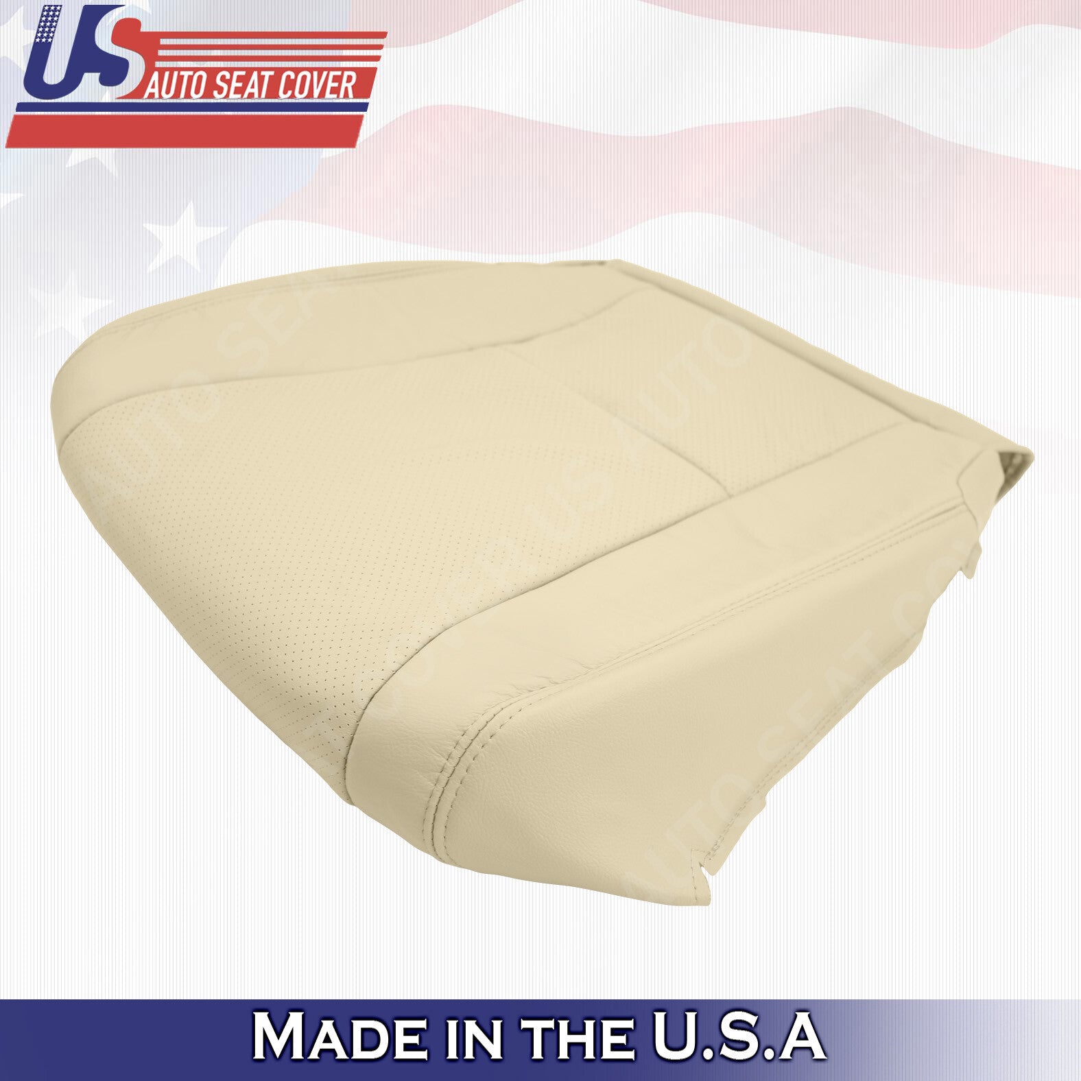 Passenger Bottom Perforated Leather Cover TAN For 2007 2008 2009 Lexus LS460