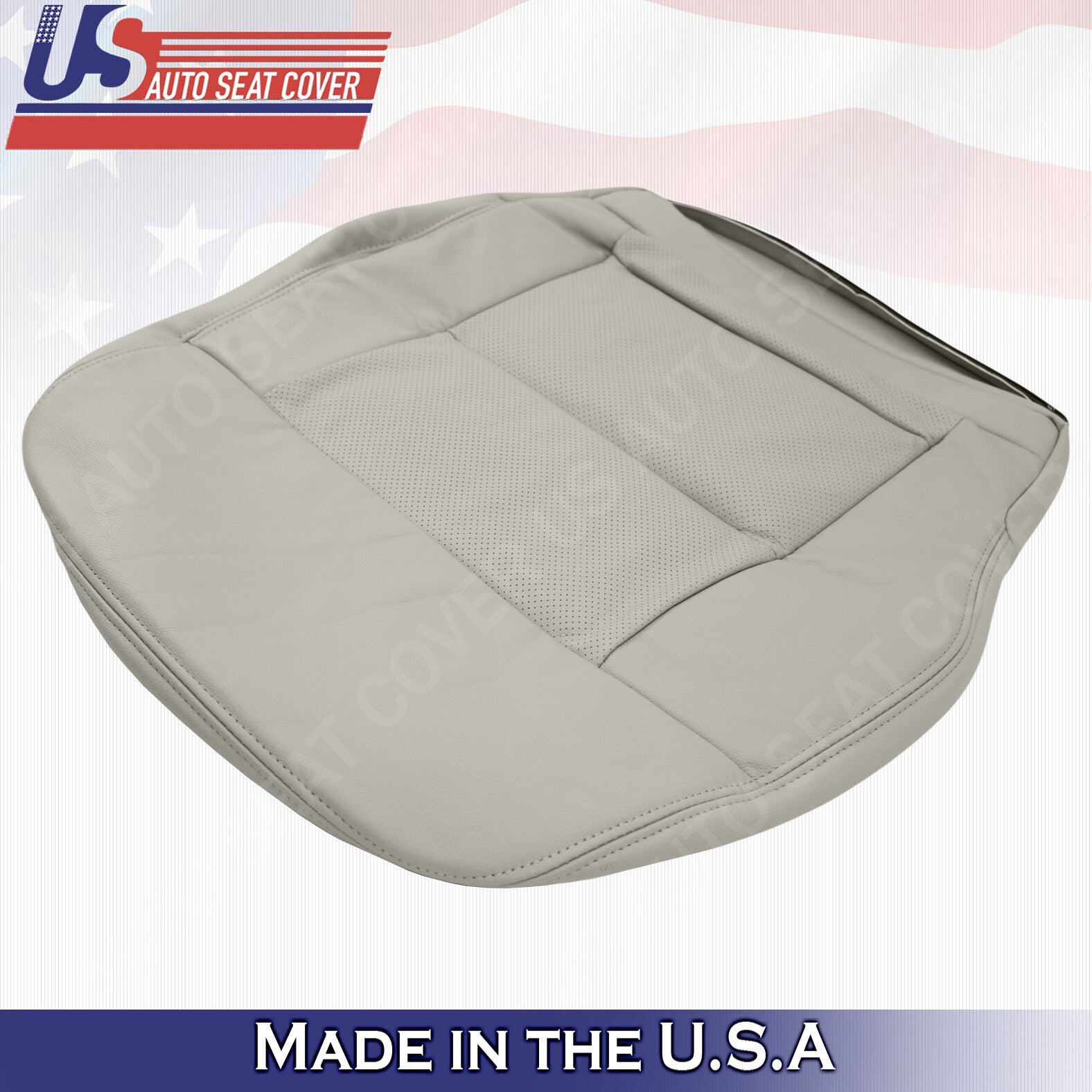 For 2014 2015 Mercedes Benz E350 E550 Driver Bottom Leather Cover Light Gray