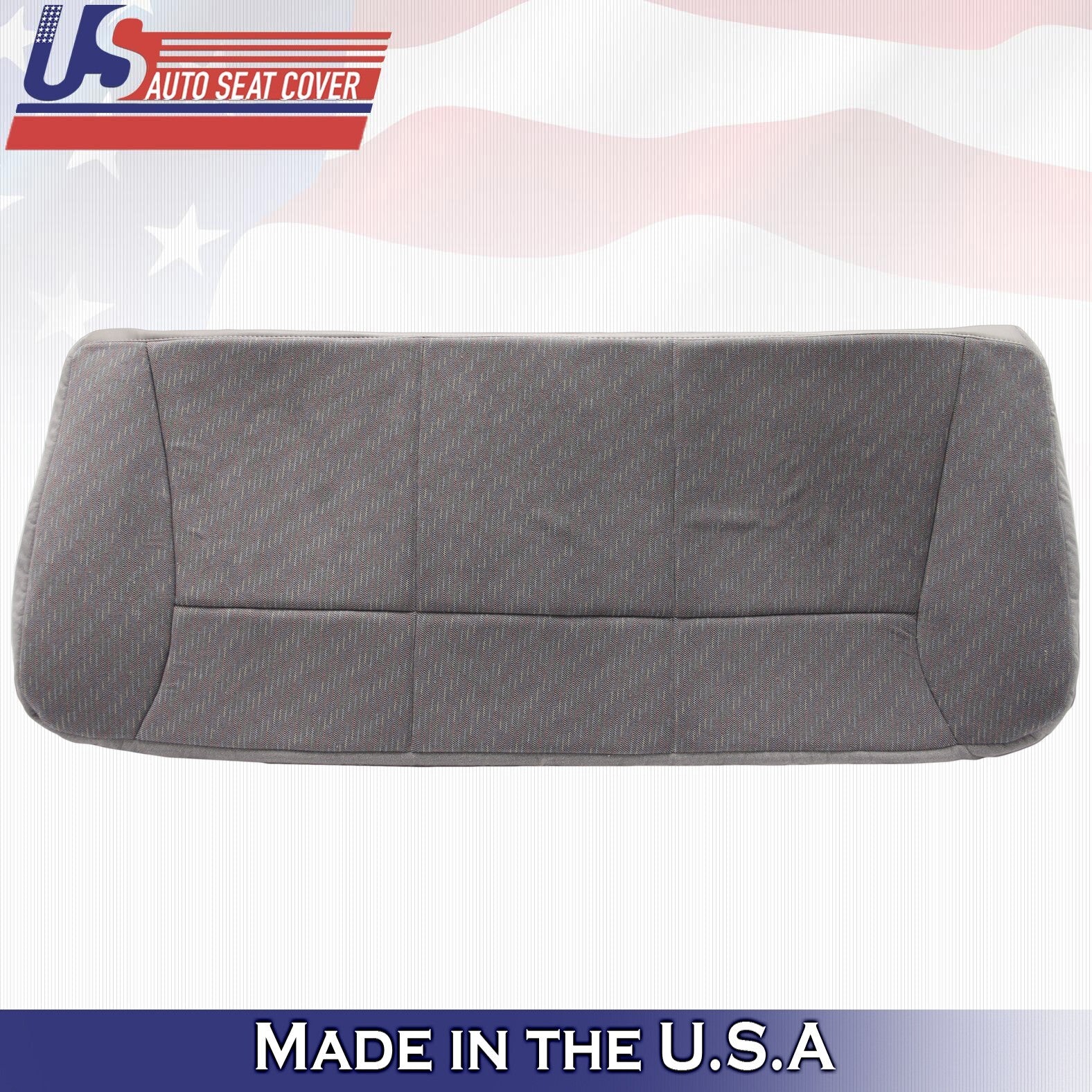 1992 to 1996 FITS Ford Bronco XLT Rear Bench Bottom Cloth Seat Cover Gray