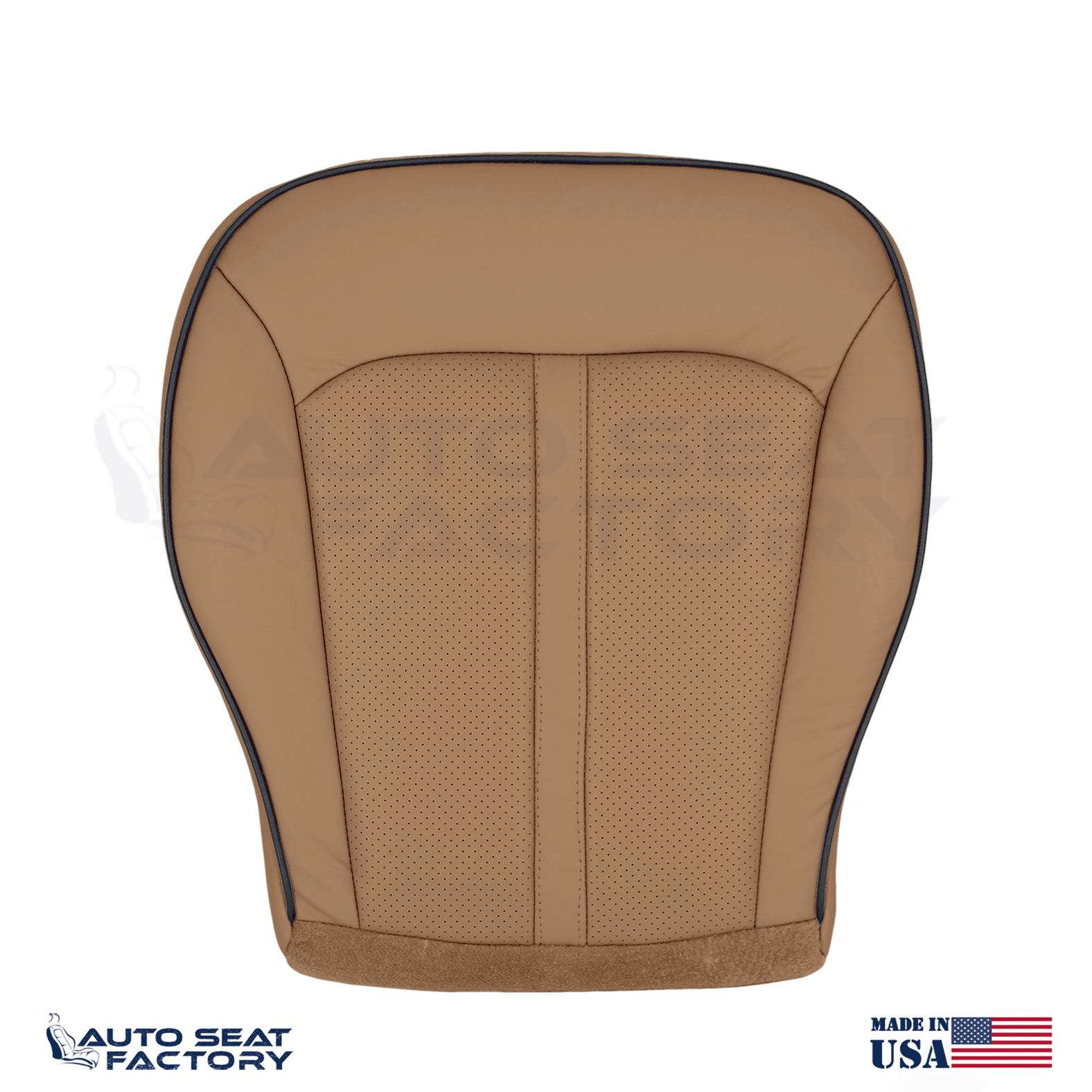 Replacement Fits 2011 - 2015 Lincoln MKX Perforated Bottom Vinyl Seat Cover