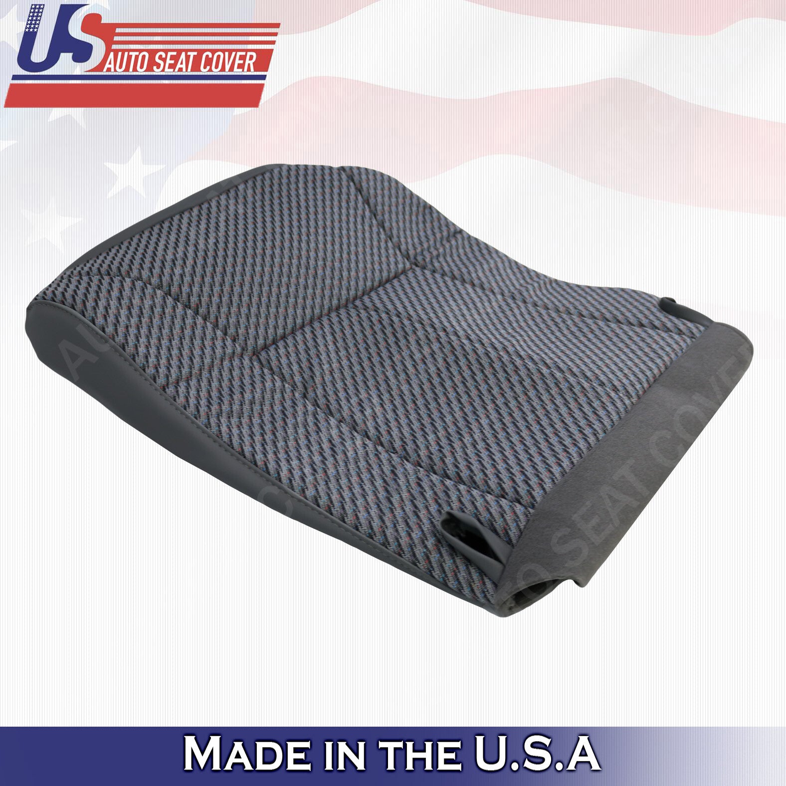 For Dodge Ram 1500 2500 3500 WT PASSENGER Bottom Cloth Cover Dk Gray 1998-2002