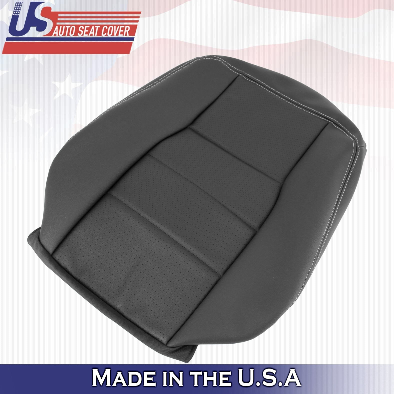 2010 2011 2012 2013 2014 Fits Mercedes Benz E350 Driver Top Leather Cover Black