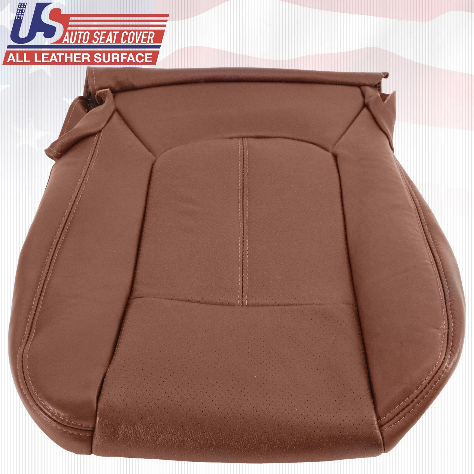 2013 Ford F250 F350 King Ranch - DRIVER Bottom Perforated Leather Seat Cover