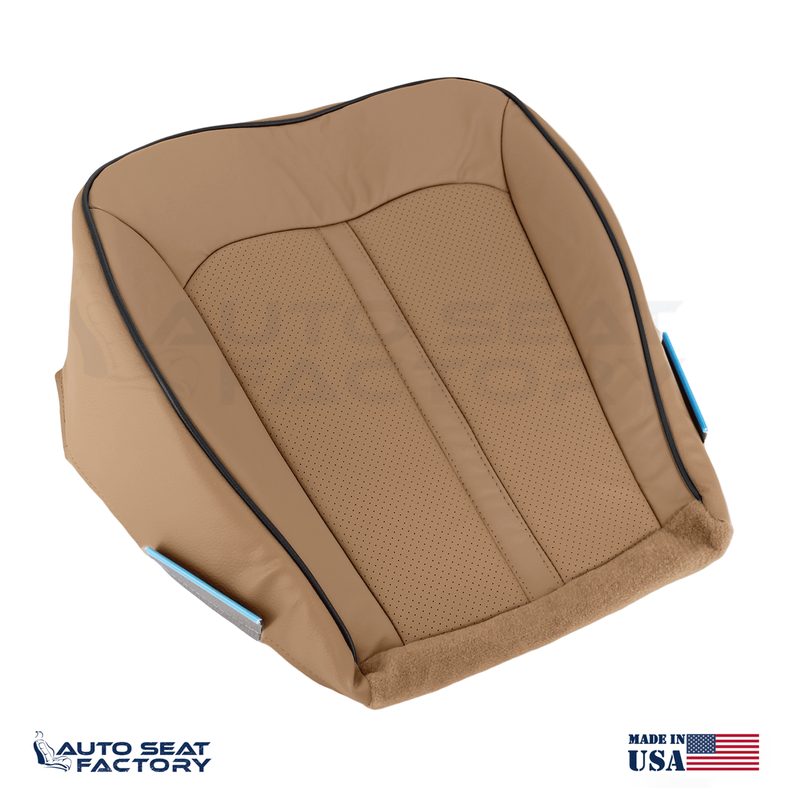 2011 - 2015 Lincoln MKX Perforated Driver Bottom Canyon Vinyl Seat Cover