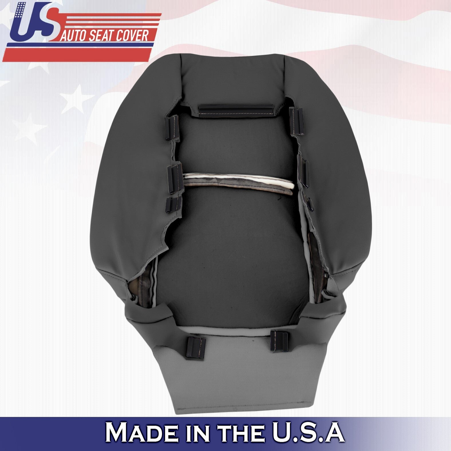 2004 2005 For Lexus RX350 RX330 RX400 Driver & Passenger Top Leather Covers BLK