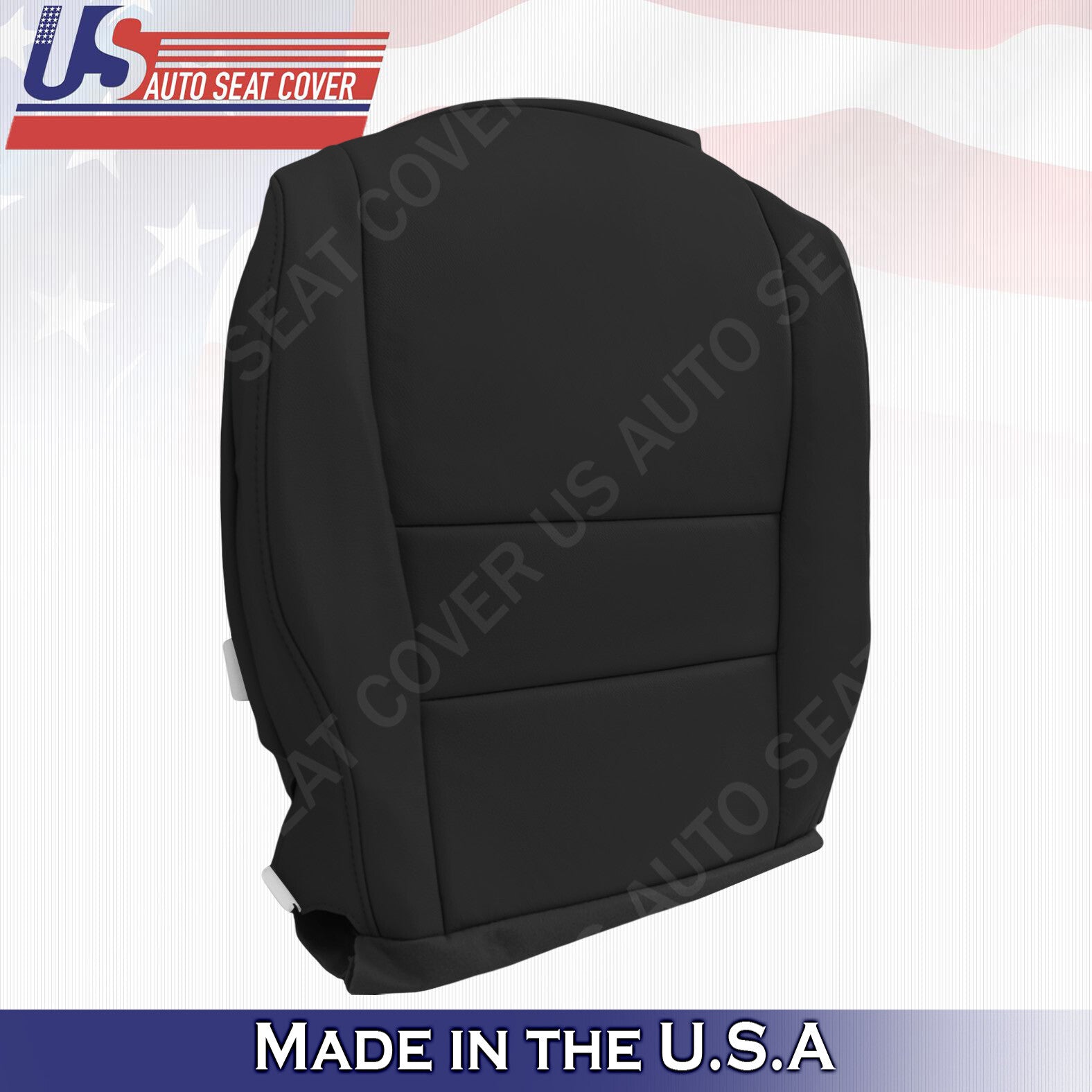 FITS 2007-2011 Honda CR-V Passenger Bottom Leather Replacement Seat Cover Black