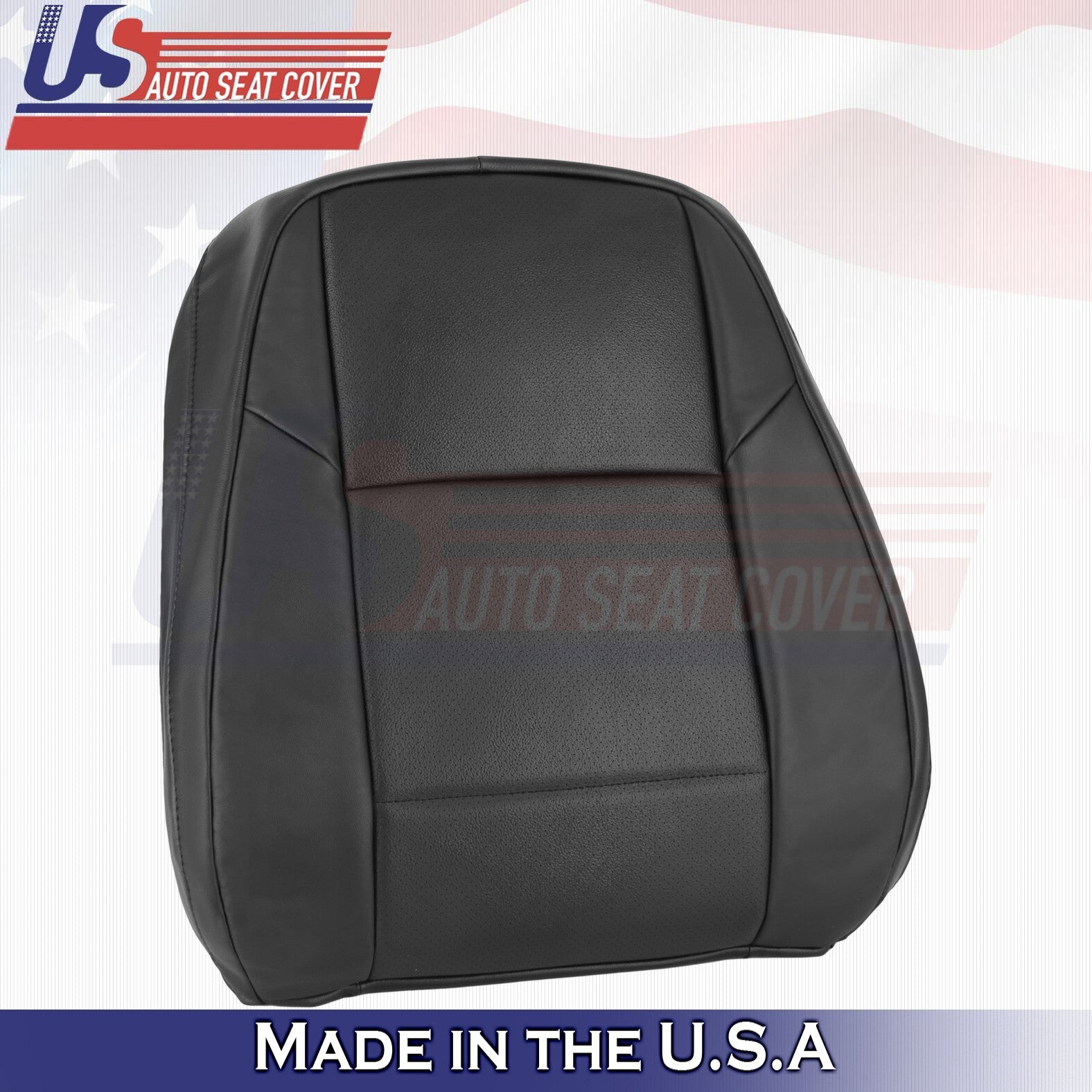 2013 to 2018 For Lexus ES350 Driver Top Perforated Leather Seat Cover Black