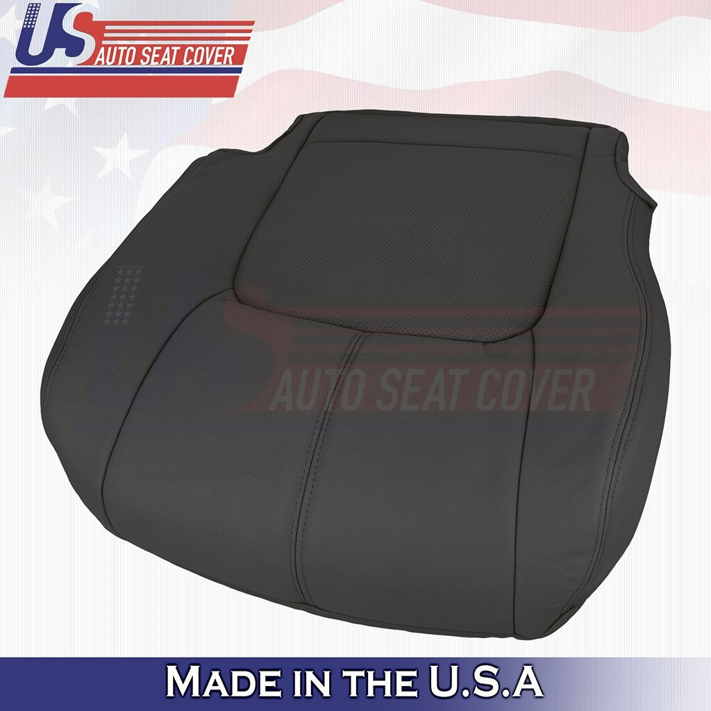 2009 to 2014 Fits Nissan Murano Passenger Bottom Leather Seat Cover Black